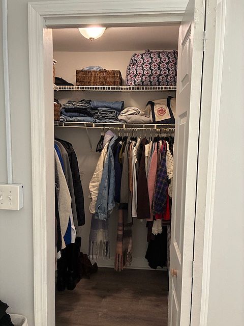Walk- in closet in Bedroom #1