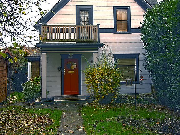 large wooded front yard