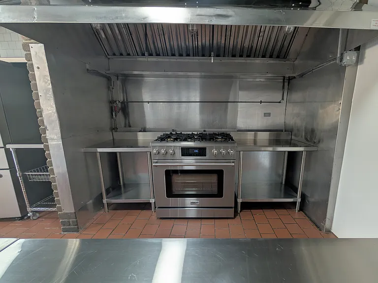 Cooking area with lots of prep area