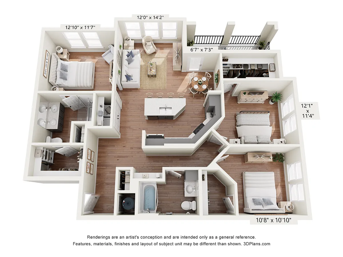Floor plan Hamilton