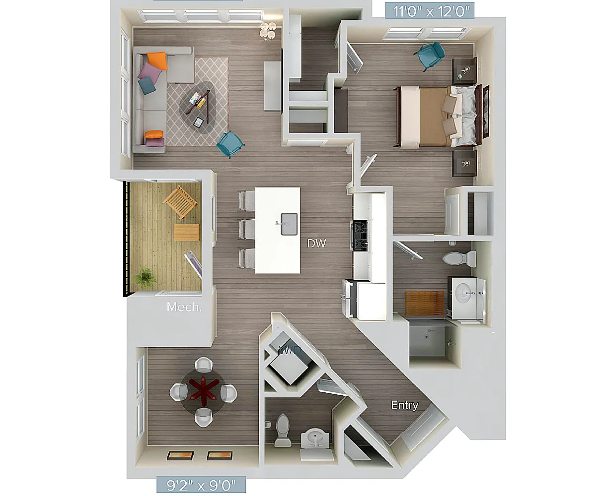 Floor plan A9-urb-920