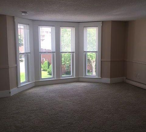 Large Bay window in Living Room. It is actually much brighter. Poor picture.