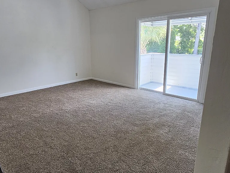 Living room with balcony