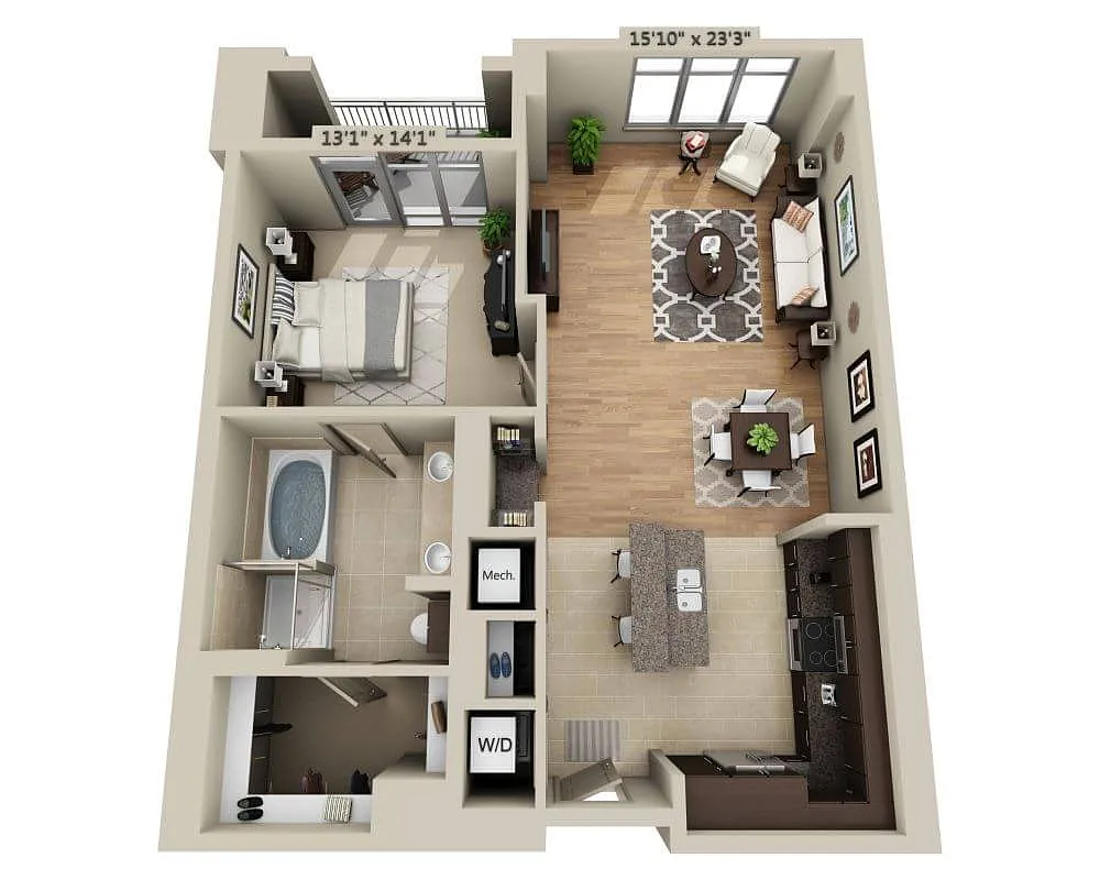 Floor plan Floorplan H