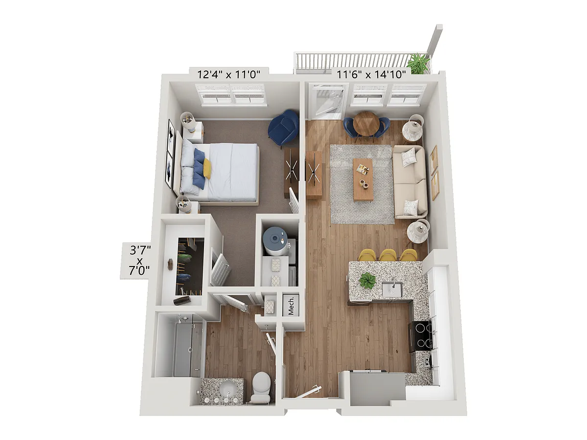 Floor plan A1 - Amber