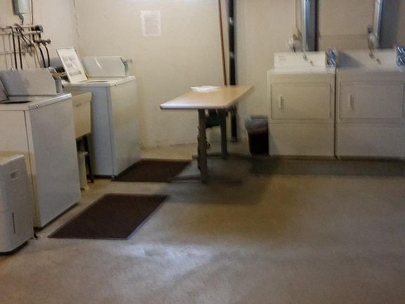 Basement laundry, coin operated