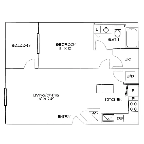 Floor plan Design 1C