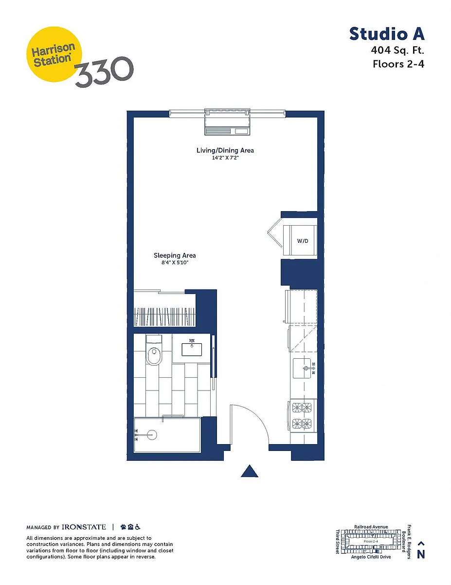Floor plan Studio A