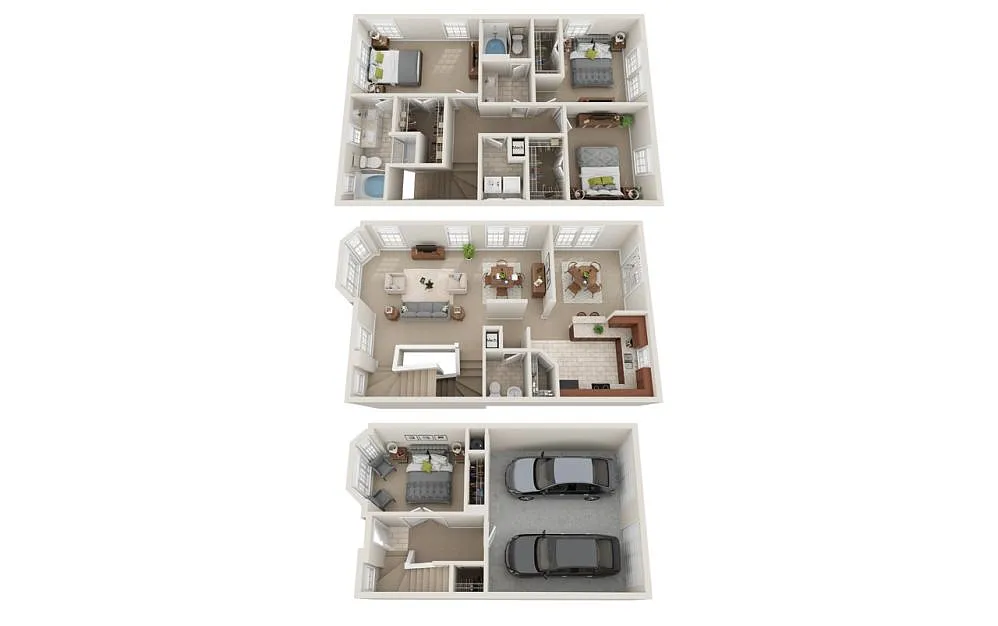 Floor plan D3B