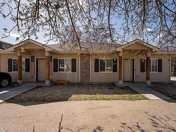 Front of duplex. Unit 212 is on right side.
