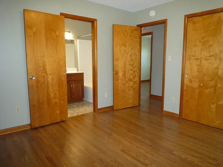 Master BR has on-suite bath and double sliding closet doors
