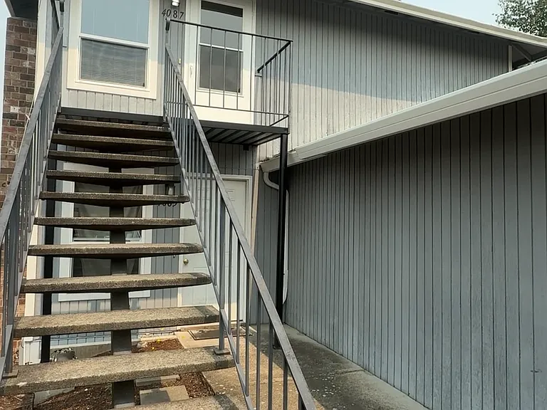 Front of the duplex.