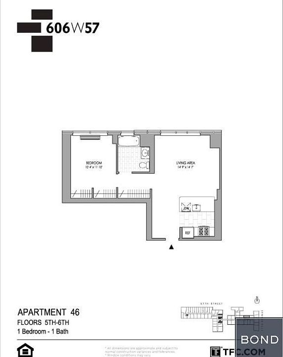 1st image of 606 W 57th St APT 646