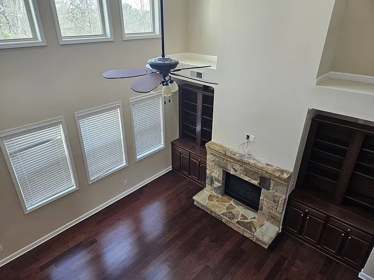 Living hall view from second floor