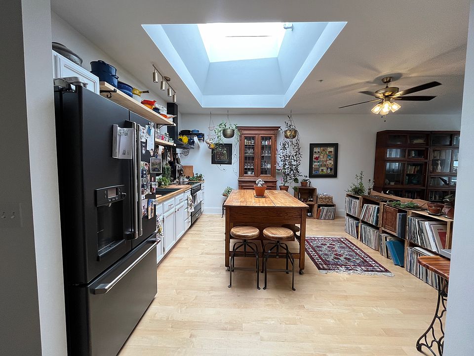 Huge skylight brightens any day!