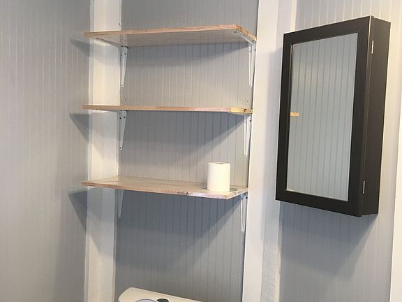 Bathroom with storage