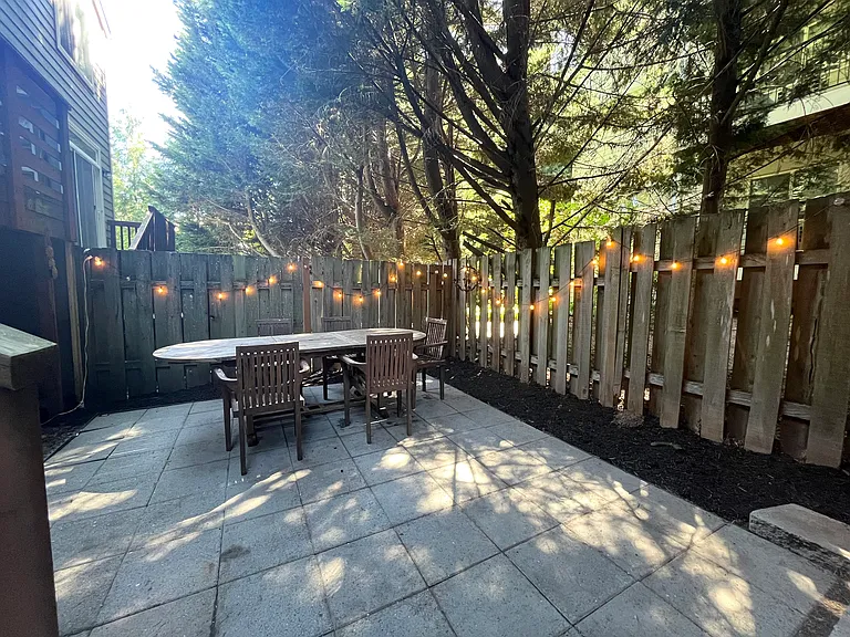 Back yard patio