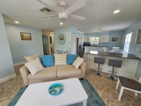 From the living room - looking to the kitchen and hallway