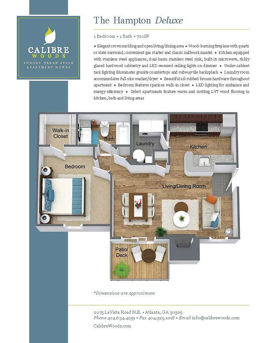 Floor plan Hampton Deluxe