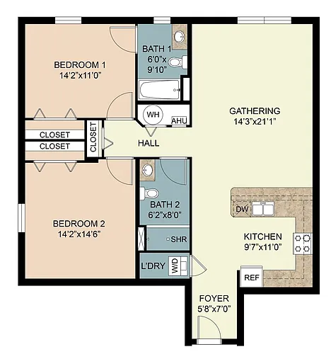 Floor plan 1-202