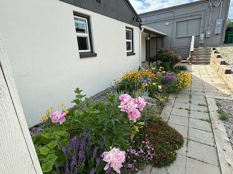 Front sidewalk