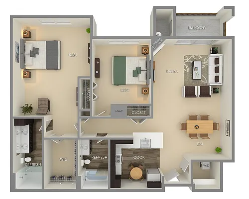 Floor plan La Marchand II