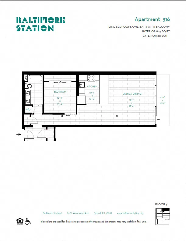 Floor plan 316