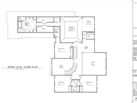 Upper Level Floor Plan