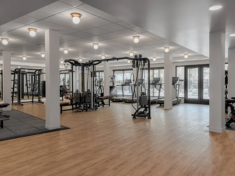 Fitness Center at The Hallon II apartments in Hopkins, MN