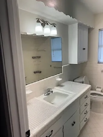 Hallway bathroom