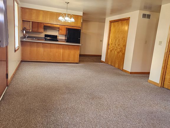 Dining room and kitchen