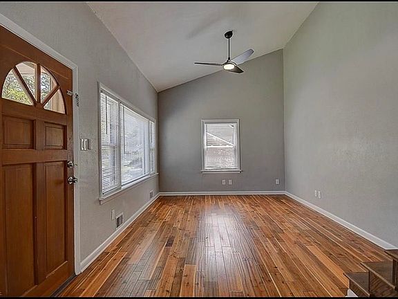 View from Kitchen/ Front Door