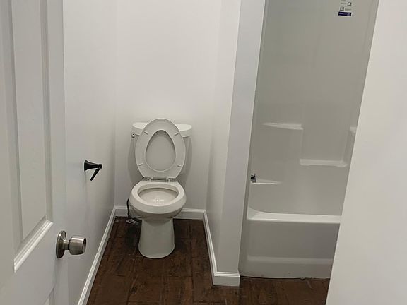 One bath with shower and tub!