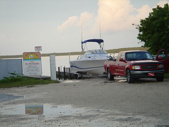 Comunity boat ramp