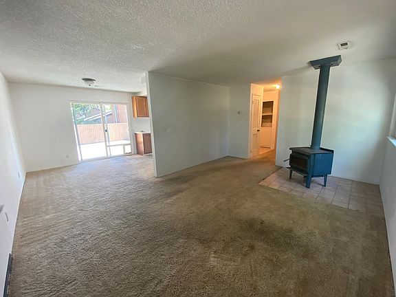 Living Room with wood fireplace