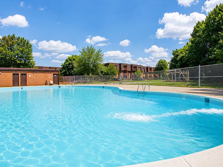Pool with sundeck