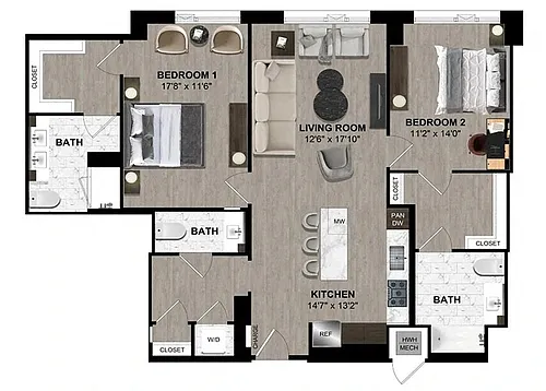 Floor plan B21
