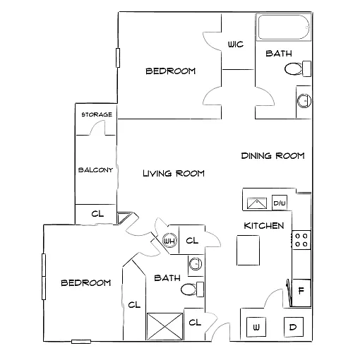Floor plan Design 2B20