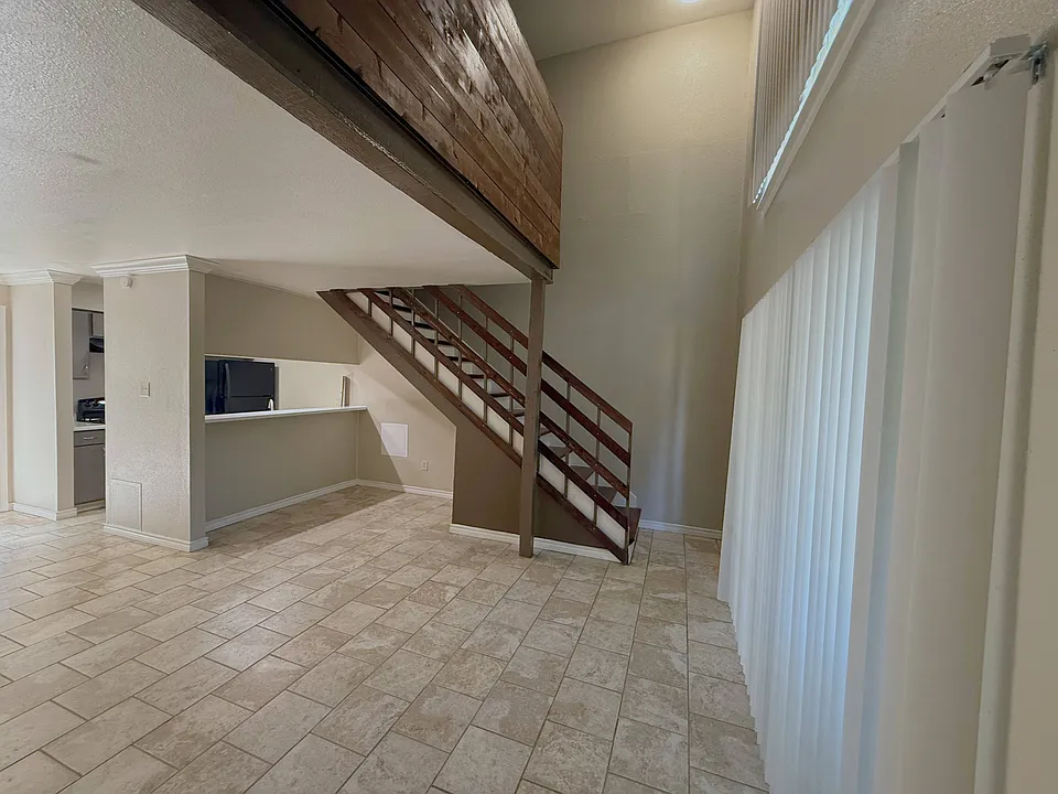 Open loft floor plan with spacious living areas.