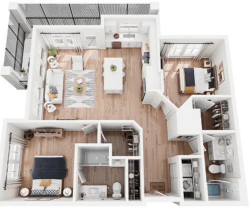 Floor plan B2