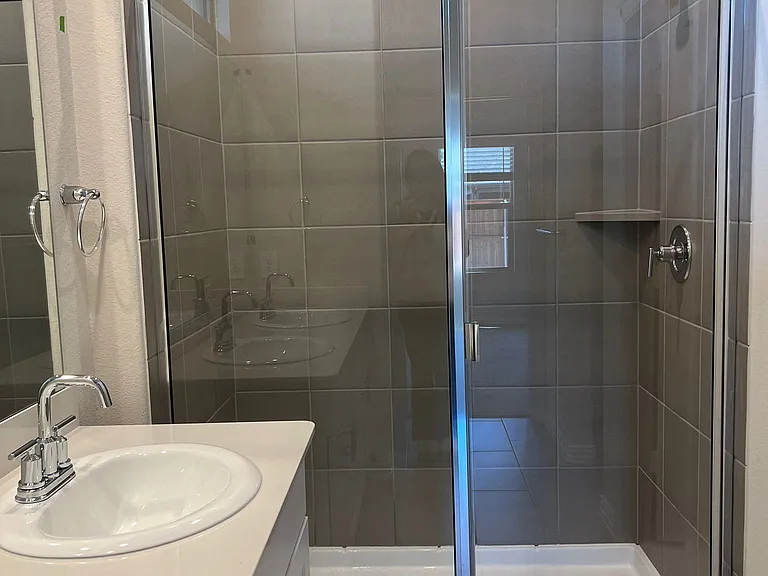 Master bathroom shower.