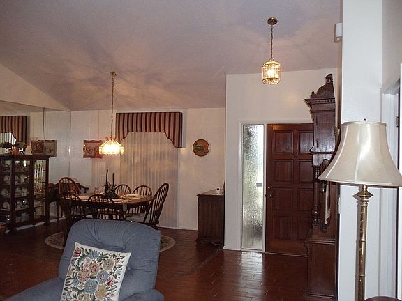 Foyer and dining room