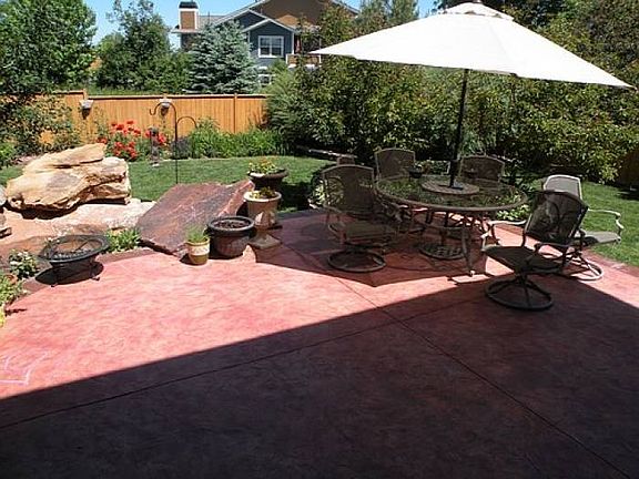 Beautiful backyard