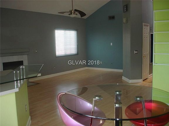View from dining area to living room