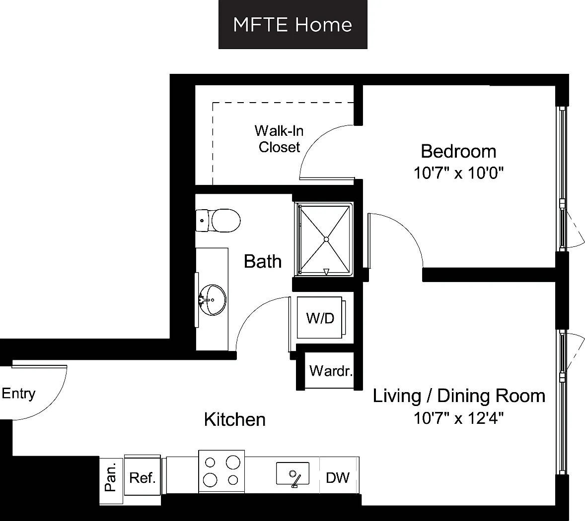 Floor plan A5 MFTE