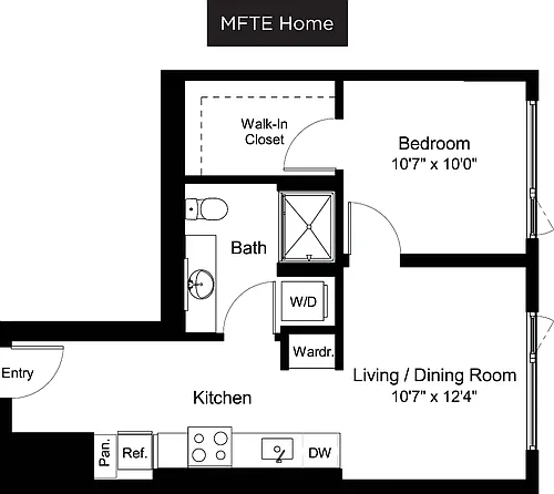 Floor plan A5 MFTE