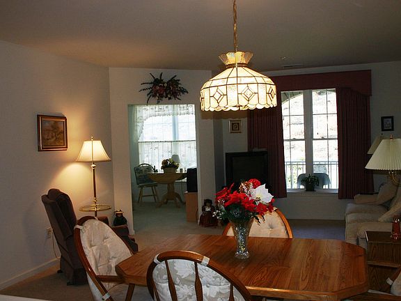 DINING AREA AND LIVING ROOM
