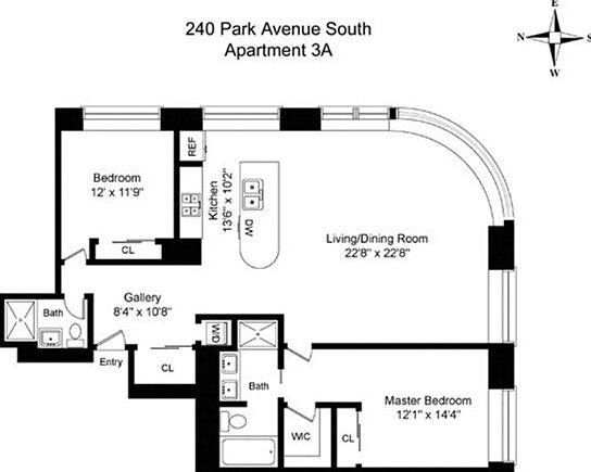 1st image of 240 Park Ave S APT 3A