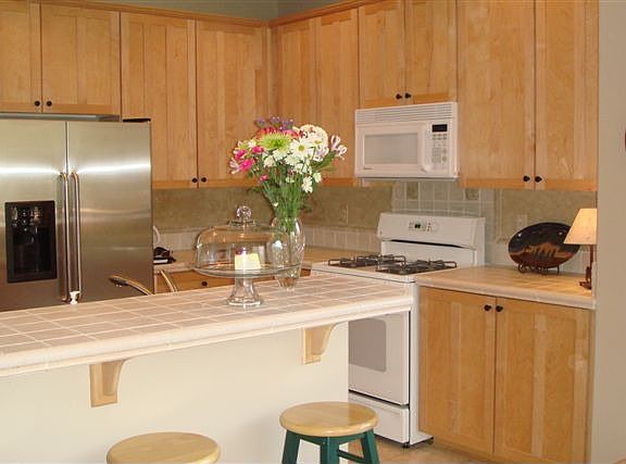 Open kitchen with island