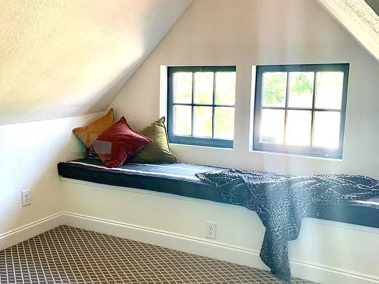 Cozy reading nook